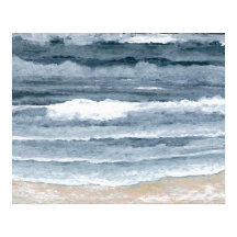 CricketDiane Ocean Poster - Moment in tijd