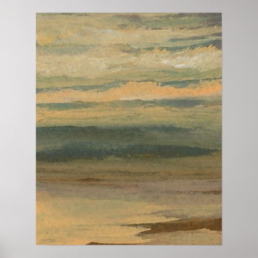 CricketDiane Ocean Poster - Reflecterend Zee (Voorkant)