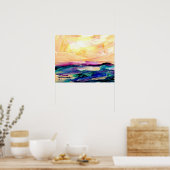 CricketDiane Ocean Poster - Sun Glow (Keuken)