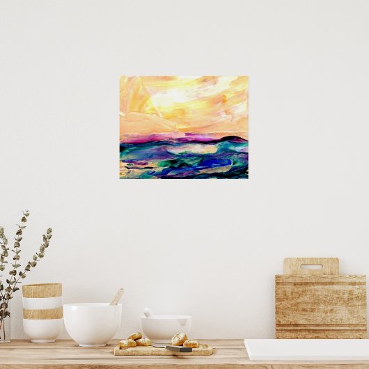 CricketDiane Ocean Poster - Sun Glow (Keuken)