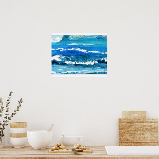 CricketDiane Ocean Poster - Wave Dance (Keuken)