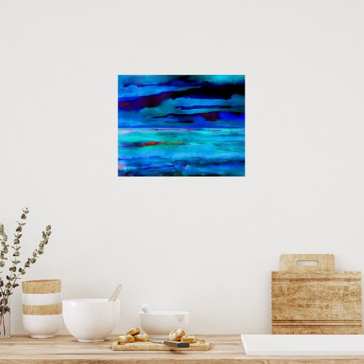 CricketDiane Ocean Poster - Zee Blue Zee (Keuken)