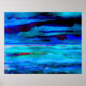 CricketDiane Ocean Poster - Zee Blue Zee (Voorkant)