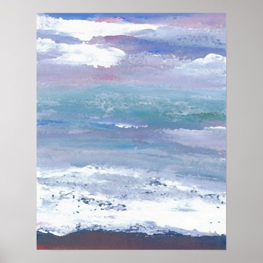 CricketDiane Ocean Poster - Zee Moonscape (Voorkant)