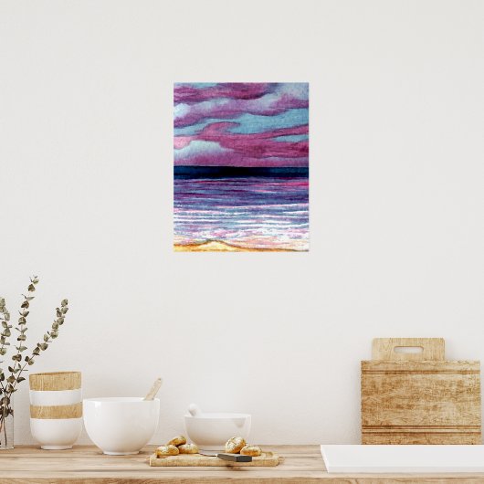 CricketDiane Ocean Poster - zeezijde (Keuken)