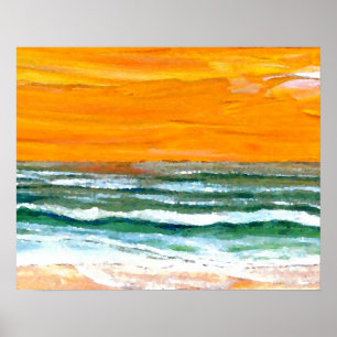 CricketDiane Ocean Poster - Ziektebak voor golven
