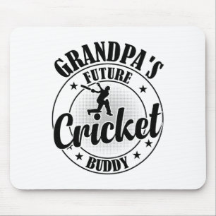 Cricketende Cricket Speler - Opa's Toekomstige Cri Muismat