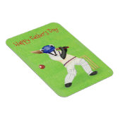 Cricketende dassenmagneet Vaderdag Magneet (Rechterzijde)