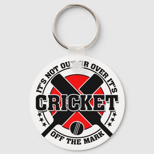 Cricketer uit de Mark Cricket Sleutelhanger (Voorkant)