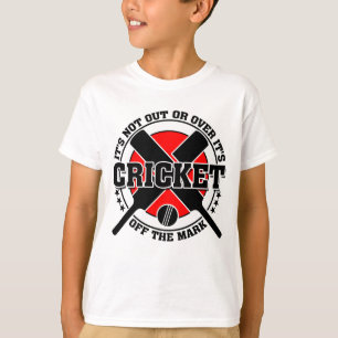 Cricketer uit de Mark Cricket T-shirt