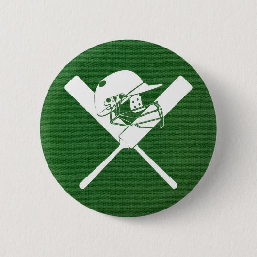 Crickethelm en vleermuizen, ronde button 5,7 cm (Voorkant)