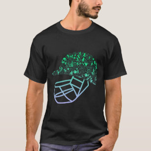 Crickethelm voor cricketspelende jongens Cricket T-shirt