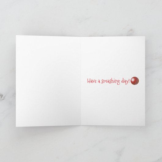 Cricketing das Vaderdag kaart (Binnen)