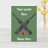  cricketkaart kaart (Gele Bloem)