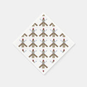 cricketpapierservetten servet (Hoek)