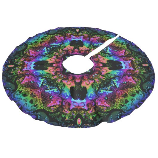 Crickets Pride Imitatie Linnen Kerstboom Kleed (Gekanteld)