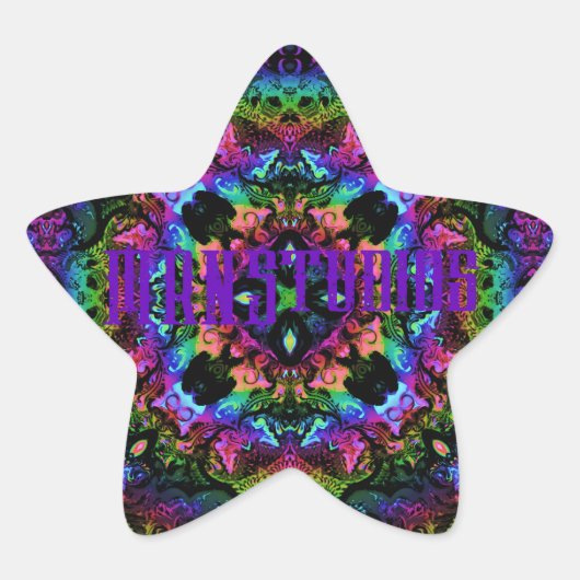 Crickets Pride Ster Sticker (Voorkant)