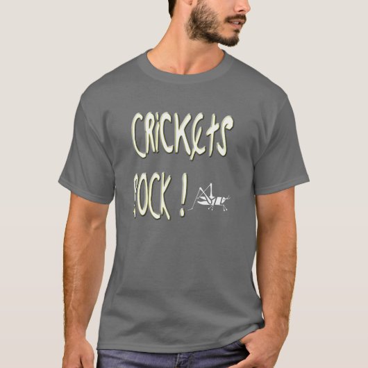 Crickets Rock! T-shirt (Voorkant)
