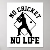 Crickets Speler  Poster (Voorkant)