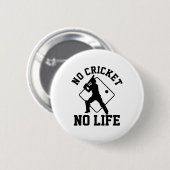 Crickets Speler Ronde Button 5,7 Cm (Voorkant /achterkant)