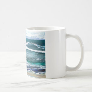 Cricket's Zee - Ocean Waves Beach Gifts Koffiemok