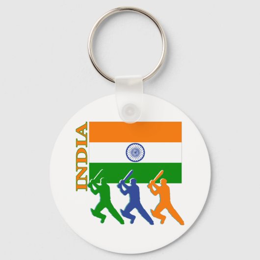 Cricketsjabloon Sleutelhanger (Voorkant)