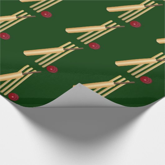 Cricketspel Cadeaupapier (Hoek)