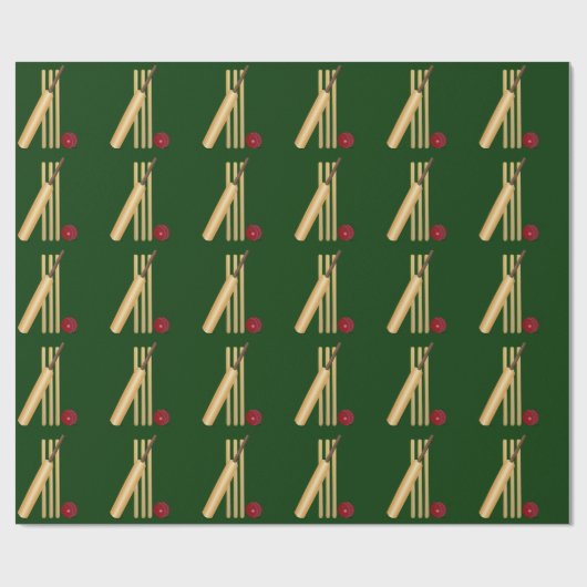 Cricketspel Cadeaupapier (Vlak)