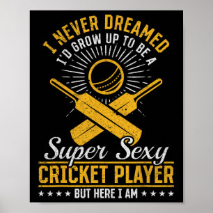 Cricketspel Cricket - Super Y Cricketspeler Poster