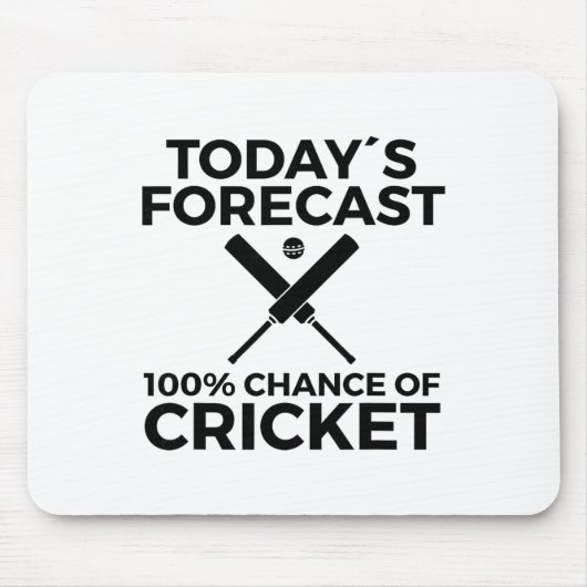 Cricketspeler 10 muismat (Voorkant)