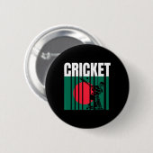 Cricketspeler 5 ronde button 5,7 cm (Voorkant /achterkant)