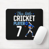 Cricketspeler 7e verjaardag muismat (Met muis)