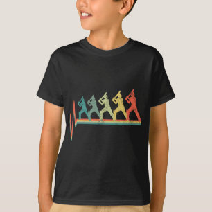 Cricketspeler Cadeau Cricketer Hartslag T-shirt