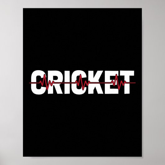 Cricketspeler Cricket-scheidsrechter Tsman - Crick Poster (Voorkant)