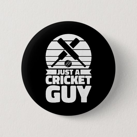 Cricketspeler Cricket Tsman - Scheidsrechter Gewoo Ronde Button 5,7 Cm (Voorkant)