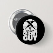Cricketspeler Cricket Tsman - Scheidsrechter Gewoo Ronde Button 5,7 Cm (Voorkant /achterkant)