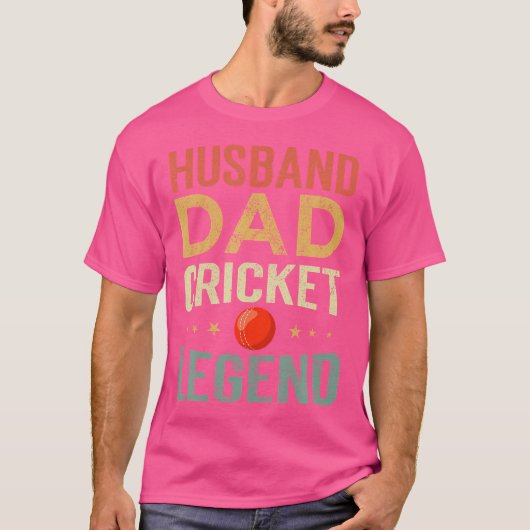 Cricketspeler echtgenoot vader Cricket Legend T-shirt (Voorkant)