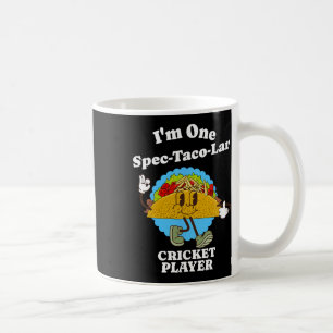 Cricketspeler Grappig Taco Waarderingscitaat Sport Koffiemok