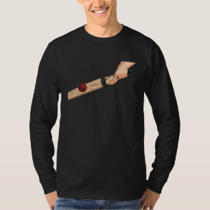 Cricketspeler Scheidsrechter Cricket Slagman Bowl T-shirt