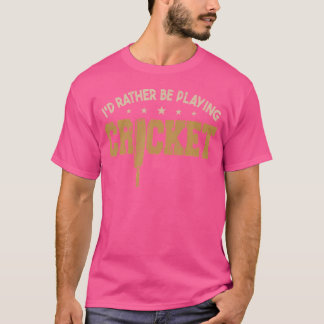 cricketspeler t-shirt