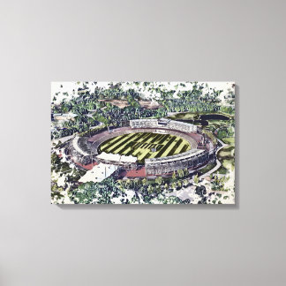 Cricketstadion Kunst - Southampton, Hampshire Canvas Afdruk