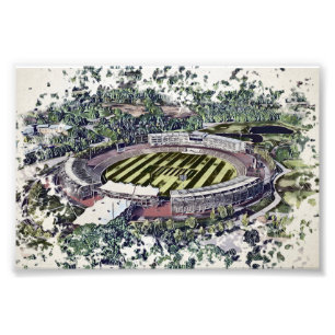 Cricketstadion Kunst - Southampton, Hampshire Foto Afdruk