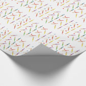 Cricketvlekken en zogenaamde Amerikaanse overslagp Cadeaupapier (Hoek)