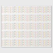 Cricketvlekken en zogenaamde Amerikaanse overslagp Cadeaupapier (Vlak)