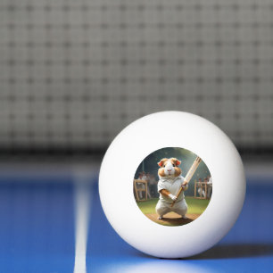 Cricketwaanzin: De grote wedstrijd van de cavia's Pingpongbal