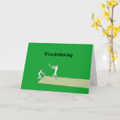 cricketzin het is een gebroken pootkaart kaart (Gele Bloem)