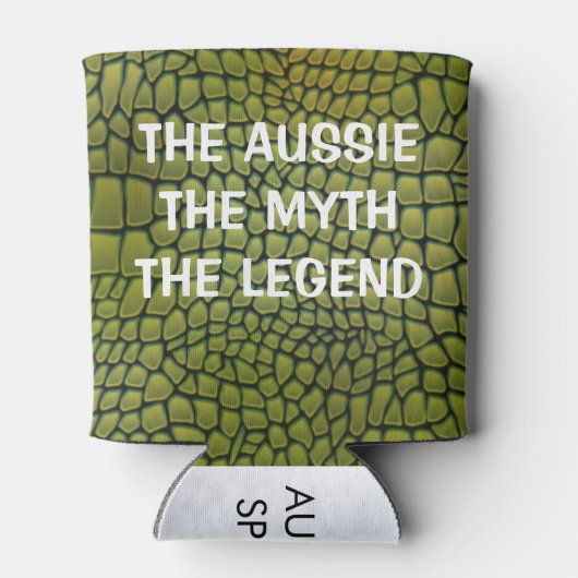 Crickey, Aussie Spirit, Croc Koelbox Blikjeskoeler (Achterkant)