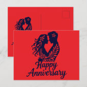 Cricut Happy Jubileum Kaart (Voorkant / Achterkant)