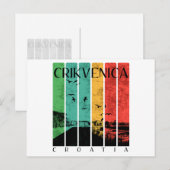 Crikvenica  briefkaart (Voorkant / Achterkant)