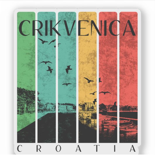 Crikvenica  sticker (Voorkant)